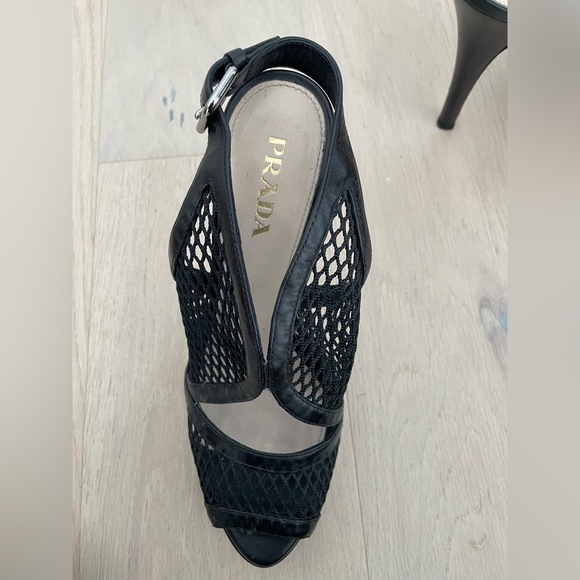 Vintage Prada net high heels size 37.5 - Picture 2 of 5